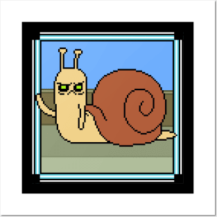 Lich Snail pixel art Posters and Art